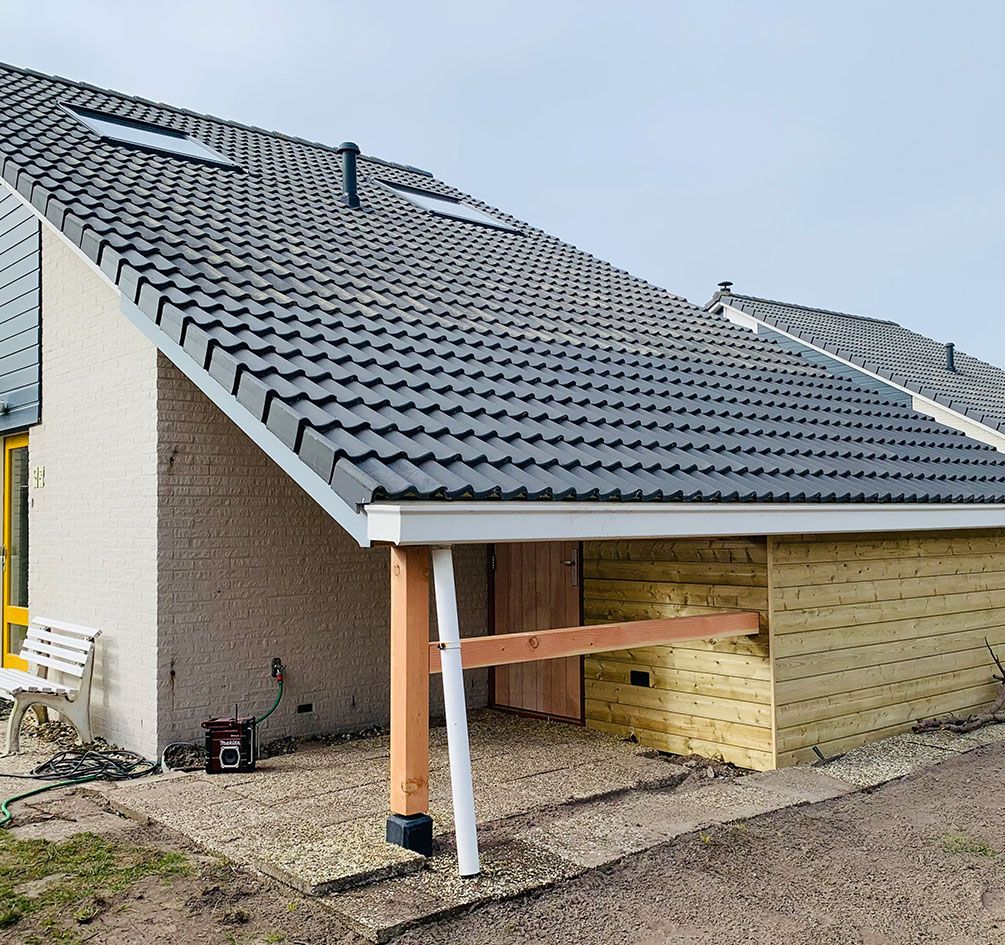 Aanbouw schuur/overkapping